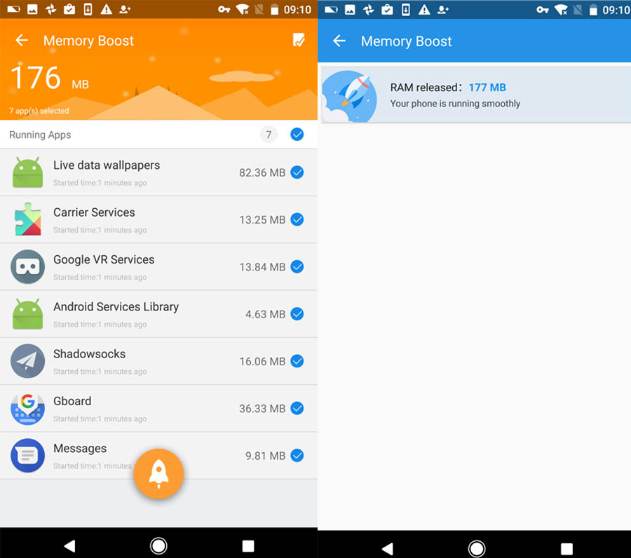 best phone cleaner and booster to speed up android and free up storage